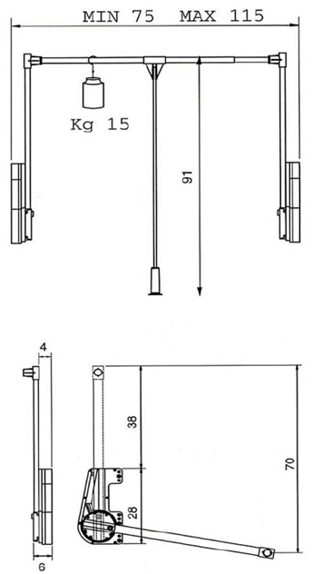 CLOTHES LIFT 700