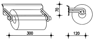 451830 Paper Towel Holder