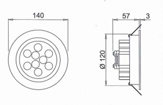 LED STORM - Ceiling