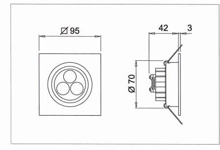 LED TRE - CEILING